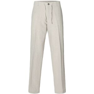 Selected Pantalon en lin SLH196 beige XL - Publicité Selected Pantalon en lin SLH196 beige XL - Publicité