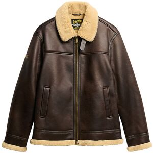 Superdry Blouson aspect cuir marron M - Publicité Superdry Blouson aspect cuir marron M - Publicité