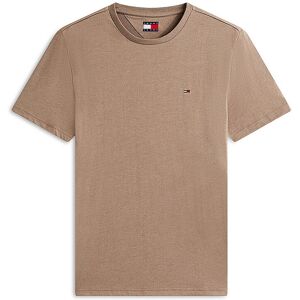 Tommy Jeans T-shirt Slim Fit beige XS - Publicité Tommy Jeans T-shirt Slim Fit beige XS - Publicité