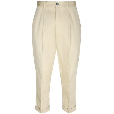 Ami Paris Chino Coupe Carotte beige L - Publicité Ami Paris Chino Coupe Carotte beige L - Publicité