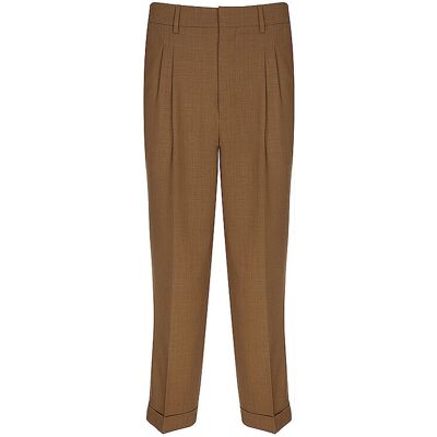 Ami Paris Chino Coupe Carotte camel 38 - Publicité Ami Paris Chino Coupe Carotte camel 38 - Publicité