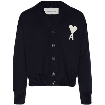 Ami Paris Cardigan bleu XL - Publicité Ami Paris Cardigan bleu XL - Publicité