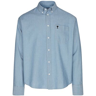Ami Paris Chemise bleu clair 41 - Publicité Ami Paris Chemise bleu clair 41 - Publicité