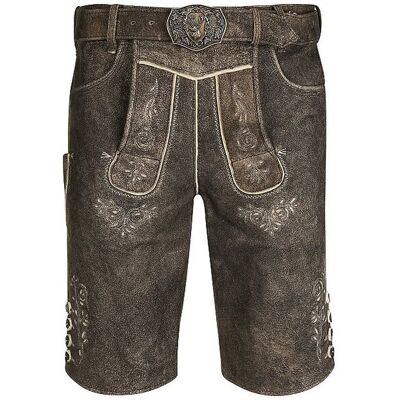 Beckert Lederhose Kaiserau marron 54 - Publicité Beckert Lederhose Kaiserau marron 54 - Publicité