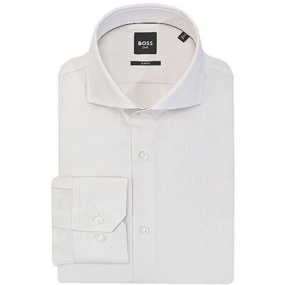 Boss Chemise Slim Fit beige 41 - Publicité Boss Chemise Slim Fit beige 41 - Publicité