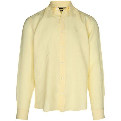 Boss Chemise en lin H-LIAM jaune XXL - Publicité Boss Chemise en lin H-LIAM jaune XXL - Publicité