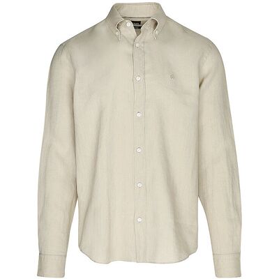 Boss Chemise en lin H-LIAM beige M - Publicité Boss Chemise en lin H-LIAM beige M - Publicité