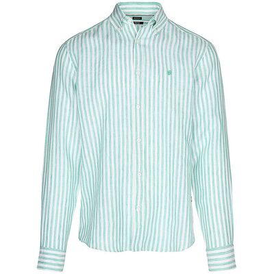 Boss Chemise en lin H-LIAM vert M - Publicité Boss Chemise en lin H-LIAM vert M - Publicité