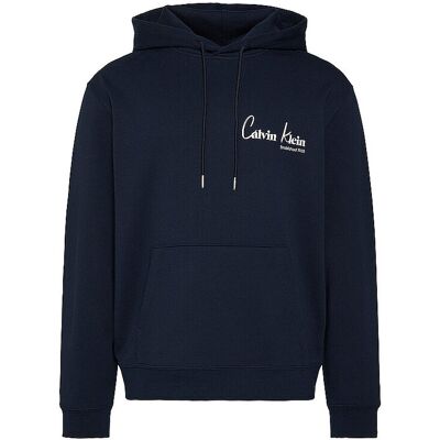 Calvin Klein Sweat à capuche - Hoodie bleu marine M - Publicité Calvin Klein Sweat à capuche - Hoodie bleu marine M - Publicité