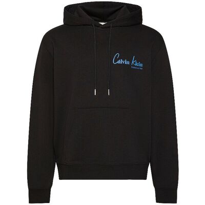 Calvin Klein Sweat à capuche - Hoodie noir S - Publicité Calvin Klein Sweat à capuche - Hoodie noir S - Publicité