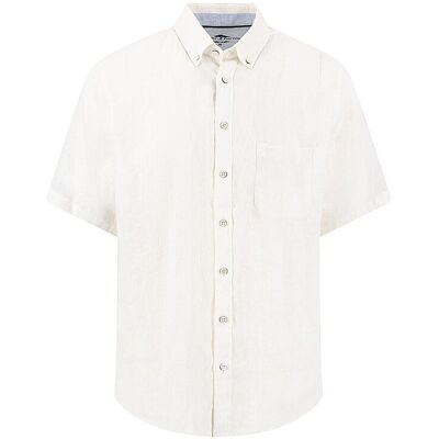 Fynch-Hatton Chemise en lin blanc L - Publicité Fynch-Hatton Chemise en lin blanc L - Publicité