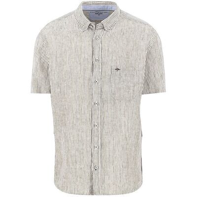 Fynch-Hatton Chemise en lin olive L - Publicité Fynch-Hatton Chemise en lin olive L - Publicité
