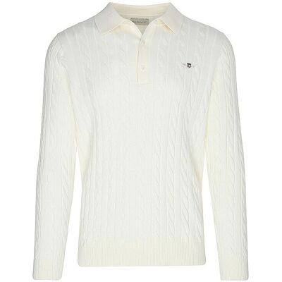 Gant Pull-over crème L - Publicité Gant Pull-over crème L - Publicité