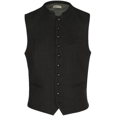 Gottseidank Gilet traditionnel KONSTANTIN vert foncé 50 - Publicité Gottseidank Gilet traditionnel KONSTANTIN vert foncé 50 - Publicité