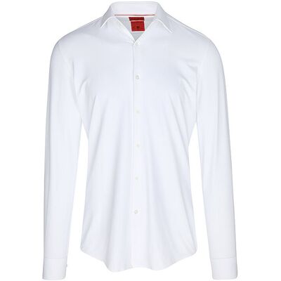 Hugo Chemise en jersey slim fit KENNO blanc 38 - Publicité Hugo Chemise en jersey slim fit KENNO blanc 38 - Publicité