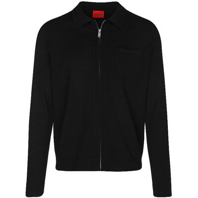 Hugo Cardigan SAN JEAN noir XXL - Publicité Hugo Cardigan SAN JEAN noir XXL - Publicité