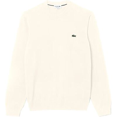 Lacoste Pull crème XL - Publicité Lacoste Pull crème XL - Publicité
