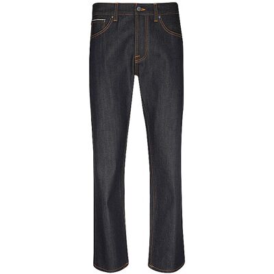 Nudie Jeans Jeans Straight Fit RUFUS bleu 33/L32 - Publicité Nudie Jeans Jeans Straight Fit RUFUS bleu 33/L32 - Publicité