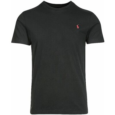 Ralph Lauren T-shirt coupe slim personnalisée noir M - Publicité Ralph Lauren T-shirt coupe slim personnalisée noir M - Publicité