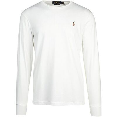Ralph Lauren T-shirt à manches longues blanc XXL - Publicité Ralph Lauren T-shirt à manches longues blanc XXL - Publicité