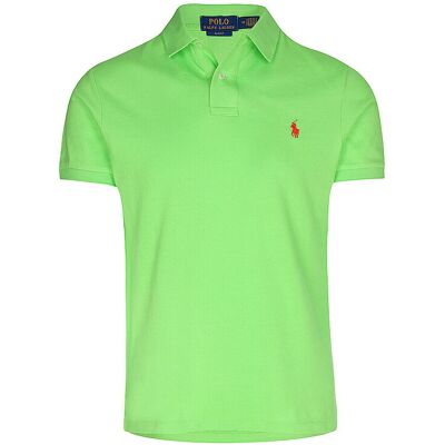 Ralph Lauren Polo Slim Fit vert clair M - Publicité Ralph Lauren Polo Slim Fit vert clair M - Publicité