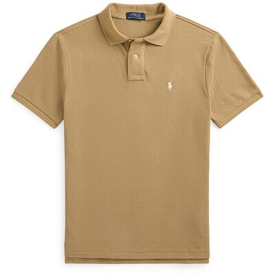 Ralph Lauren Poloshirt Coupe Slim marron clair L - Publicité Ralph Lauren Poloshirt Coupe Slim marron clair L - Publicité