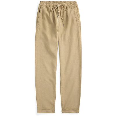 Ralph Lauren Pantalon en lin beige XXL - Publicité Ralph Lauren Pantalon en lin beige XXL - Publicité