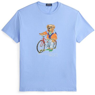 Ralph Lauren T-shirt bleu clair XXL - Publicité Ralph Lauren T-shirt bleu clair XXL - Publicité