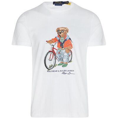 Ralph Lauren T-shirt blanc XXL - Publicité Ralph Lauren T-shirt blanc XXL - Publicité