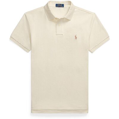 Ralph Lauren Polo coupe slim crème S - Publicité Ralph Lauren Polo coupe slim crème S - Publicité