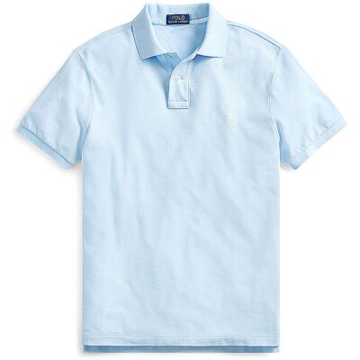 Ralph Lauren Poloshirt Coupe Slim bleu clair S - Publicité Ralph Lauren Poloshirt Coupe Slim bleu clair S - Publicité