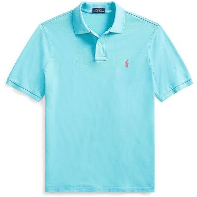 Ralph Lauren Polo Slim Fit turquoise L - Publicité Ralph Lauren Polo Slim Fit turquoise L - Publicité