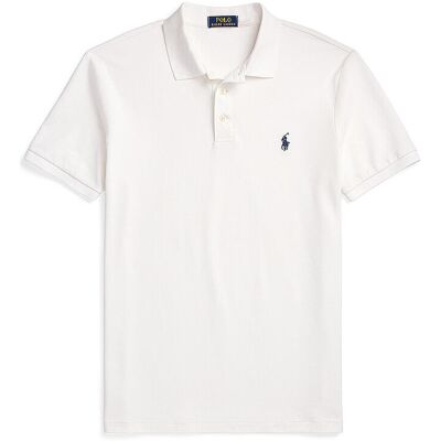 Ralph Lauren Polo coupe slim personnalisée blanc S - Publicité Ralph Lauren Polo coupe slim personnalisée blanc S - Publicité