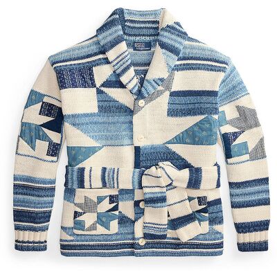 Ralph Lauren Cardigan bleu L - Publicité Ralph Lauren Cardigan bleu L - Publicité