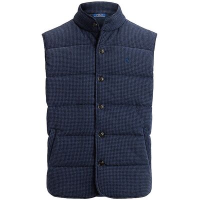 Ralph Lauren Gilet matelassé bleu marine XXL - Publicité Ralph Lauren Gilet matelassé bleu marine XXL - Publicité
