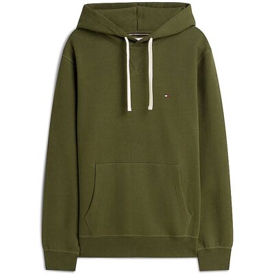Tommy Hilfiger Sweat à capuche - Hoodie olive XXL - Publicité Tommy Hilfiger Sweat à capuche - Hoodie olive XXL - Publicité