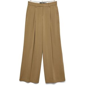 Vero Moda Pantalon de tailleur VMTENA marron clair 44/L32 - Publicité Vero Moda Pantalon de tailleur VMTENA marron clair 44/L32 - Publicité