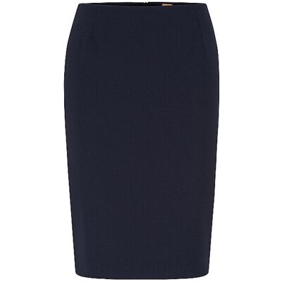 Boss Mini-jupe slim fit VILEAH bleu marine 44 - Publicité Boss Mini-jupe slim fit VILEAH bleu marine 44 - Publicité