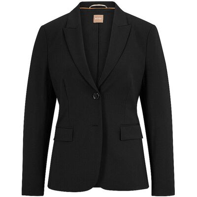 Boss Blazer coupe droite JULEAH noir 38 - Publicité Boss Blazer coupe droite JULEAH noir 38 - Publicité