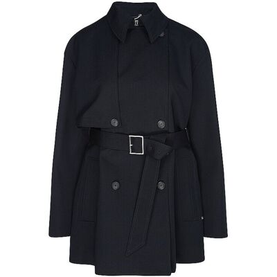 Boss Trench-coat CROMAS bleu marine 38 - Publicité Boss Trench-coat CROMAS bleu marine 38 - Publicité