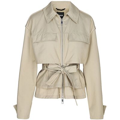 Boss Trench-coat PAGLIERO beige 42 - Publicité Boss Trench-coat PAGLIERO beige 42 - Publicité