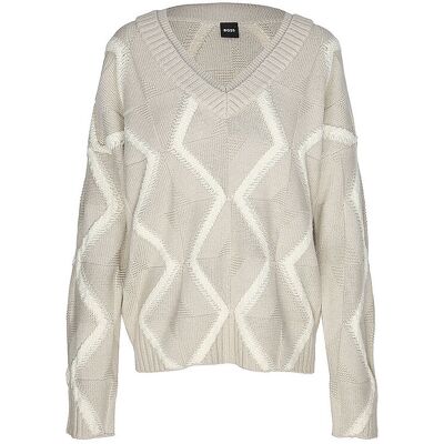 Boss Pullover FLARIN beige M - Publicité Boss Pullover FLARIN beige M - Publicité