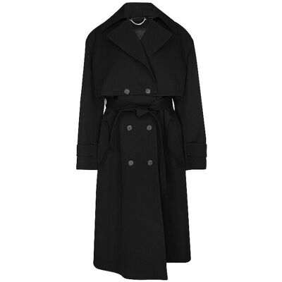 Boss Trench-coat CHANDRA noir 38 - Publicité Boss Trench-coat CHANDRA noir 38 - Publicité