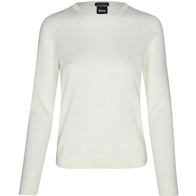 Boss Pullover FERPINA blanc M - Publicité Boss Pullover FERPINA blanc M - Publicité
