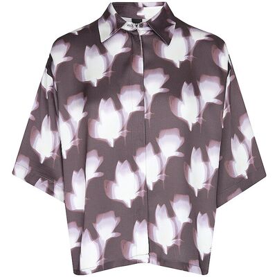 Boss Blouse BIMINA marron 36 - Publicité Boss Blouse BIMINA marron 36 - Publicité