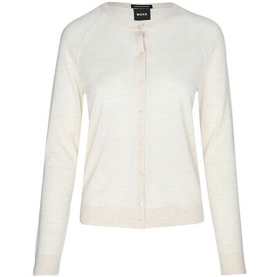 Boss Cardigan FONAMI blanc S - Publicité Boss Cardigan FONAMI blanc S - Publicité