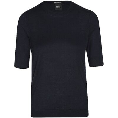 Boss Pull bleu marine M - Publicité Boss Pull bleu marine M - Publicité