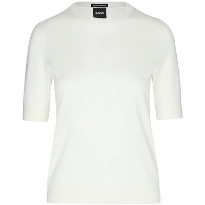 Boss Pullover FARBELLA crème M - Publicité Boss Pullover FARBELLA crème M - Publicité
