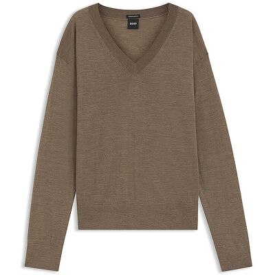 Boss Pull FREESLYN marron L - Publicité Boss Pull FREESLYN marron L - Publicité