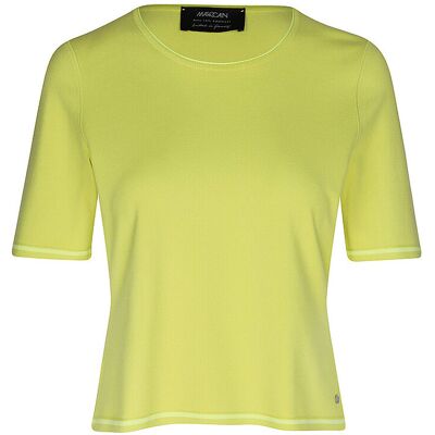 Marc Cain Pull jaune 44 - Publicité Marc Cain Pull jaune 44 - Publicité